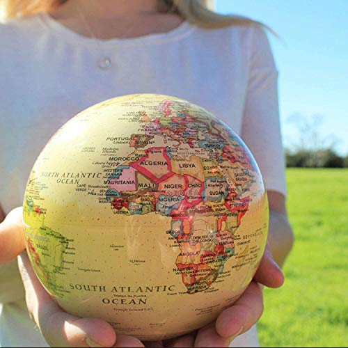 MOVA Political Map Yellow Globe 4.5"