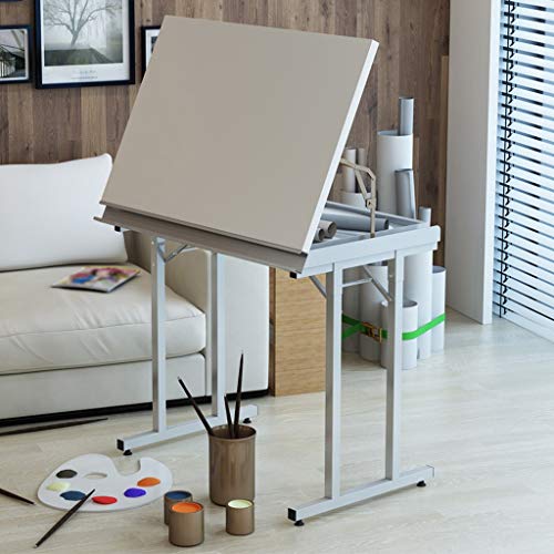 JDkilp Artist Table,with Adjustable Height for Art Design Drawing Writing Painting Crafting Drafting Work and Study