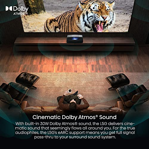 Hisense 120L5G-CINE120A 4K UHD Laser TV with 120" ALR Screen, Android TV, HDR10