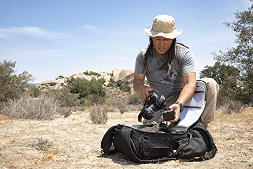 Lowepro ProTactic 350 AW II Modular Backpack with All Weather Cover for Laptop Up to 13 Inch for Professional Cameras, Mirrorless, CSC and Drones, LP37176-PWW, Black