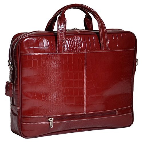 Siamod SAN MARTINO Ladies' Detachable-Wheeled Briefcase 15 Laptop Case Black