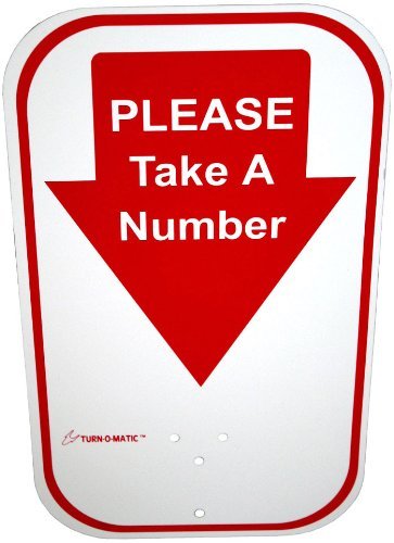 2-Digit Wireless Take-A-Number System with D80 Ticket Dispenser and Floor Stand uses Standard T80 Tickets