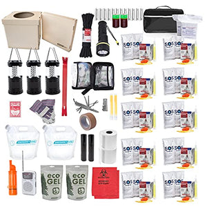 Office & Workplace Emergency Survival Kit | 10 Person Office Kit | Prepare Your Employees for Emergencies, lockdowns, disasters, and More.