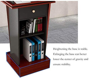 CAMBOS Lectern Podium Stand - Simple Modern Floor Lecture Table