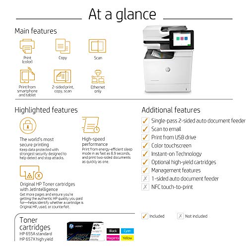 HP Color Laserjet Enterprise MFP M681dh (J8A10A)