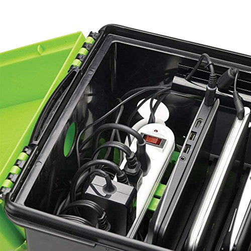 Copernicus School Classroom Original Tech Tub Premium with Adjustable Dividers - Holds Upto 6 Devices