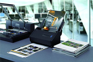 Fujitsu ScanSnap iX500 Color Duplex Desk Scanner for Mac and PC (Renewed)
