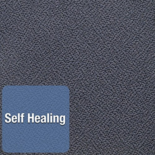 Quartet Prestige Plus Magnetic Fabric Bulletin Board, 6 x 4 Feet, Black with Mahogany Frame (MB547M)