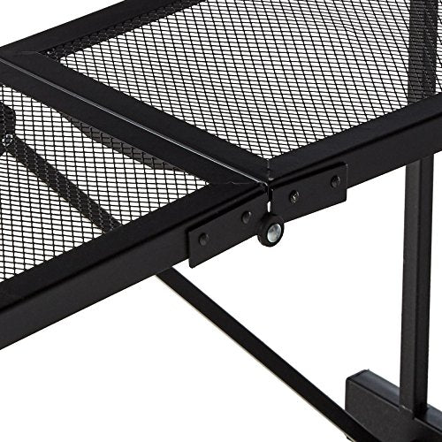 Origami RDE-01C Corner Computer Desk, Large, Black