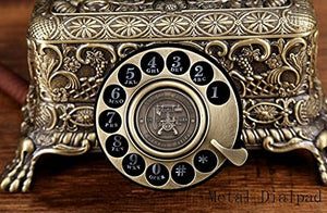 Yxsd telephone Landline European Telephone Home Fashion Vintage Fixed Office Antique Retro Telephone (Color : A)