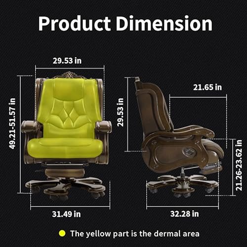 Recliner Leather Big Manager Office Chair