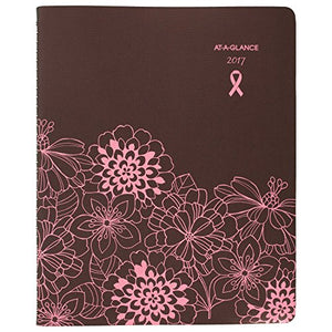 AT-A-GLANCE Weekly / Monthly Appointment Book / Planner 2017, Sorbet, 8-1/4 x 10-7/8" (794-905)