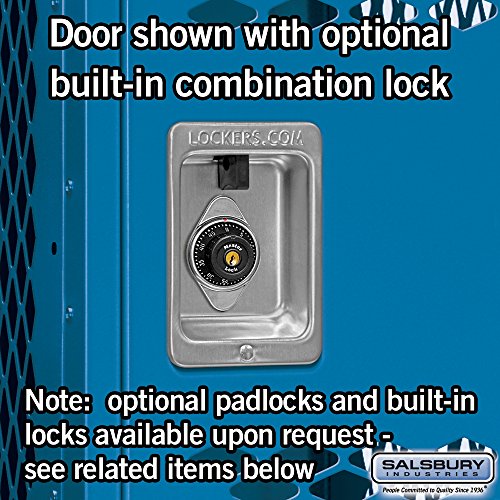 Salsbury Industries 71362BL-U Single Tier 36-Inch Wide 6-Feet High 12-Inch Deep Unassembled Vented Metal Locker, Blue