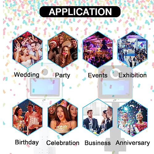 WideMeet Portable 15.6 Inch DSLR Photo Booth Machine