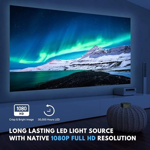 AAXA Technologies KP-400-01 P400 Short Throw Mini Projector Native 1080p LCOS 2hr Battery HDMI TF