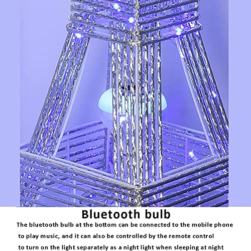 QULACO Eiffel Tower Floor Lamp with Shelves - Stylish & Romantic Luxury Lighting