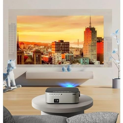 None Home Theater Movie TV Projector Portable Wall Projection