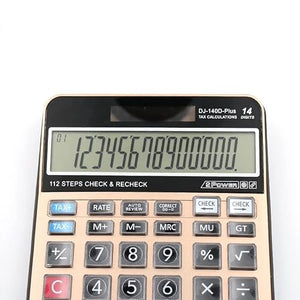 None WYXBY 14 Digit Scientific Calculator Solar Battery Dual Energy General Purpose Calculators