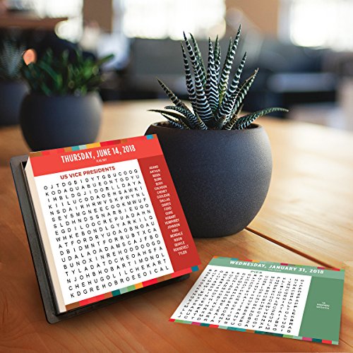 2018 Word Search Daily Desktop Calendar