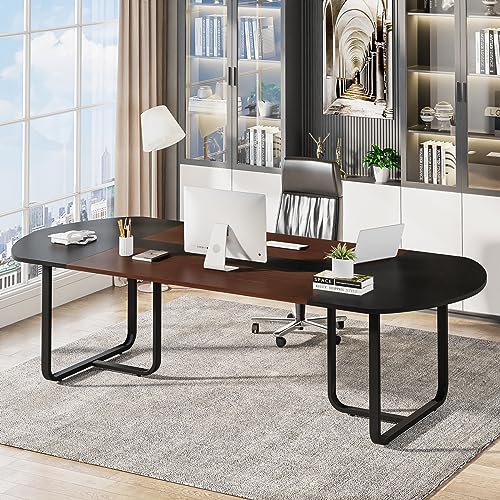 LITTLE TREE 70.86'' Curved Extra Large Executive Desk