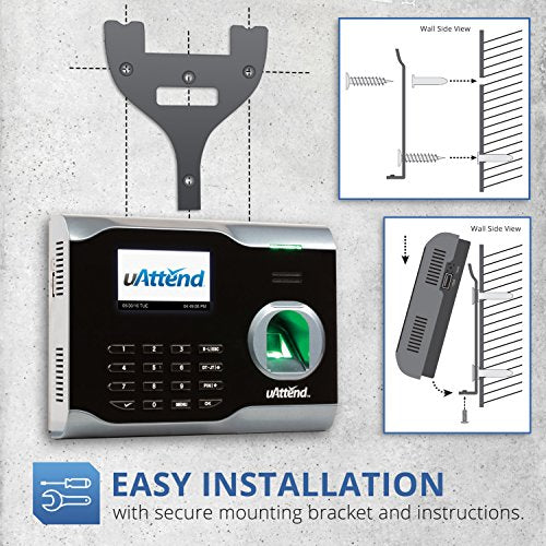 uAttend BN6500 Wi-Fi Biometric Fingerprint Time Clock