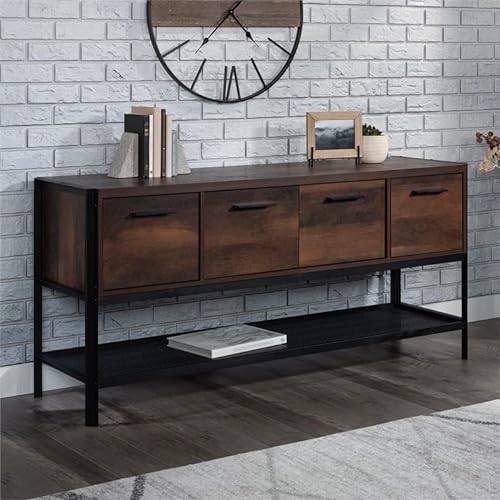 Sauder Office Credenza in Barrel Oak