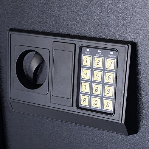 Goplus 5 Rifle Electronic Lock Gun Storage Safe Cabinet Steel Lockbox Firearm