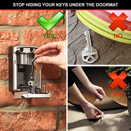 MASTER LOCK Connected Key Safe [Wall Mounted] [Bluetooth or Combination] - 5441EURD - Select Access Smart Key Lock Box