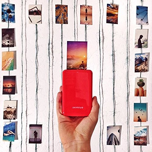 Zink Polaroid ZIP Wireless Mobile Photo Mini Printer (Black) Compatible w/ iOS & Android, NFC & Bluetooth Devices