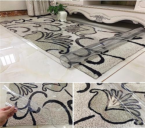 PHONME Clear Office Chair Mat for Hardwood & Tile Floor, 1.5mm Thick Anti-Slip Floor Protector - 140 * 200cm