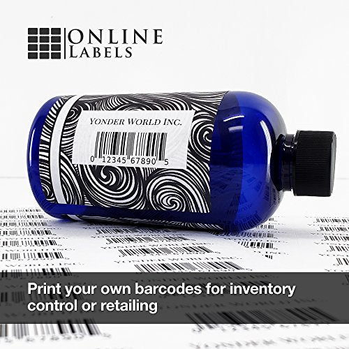 1.5 x 1 Rectangle Barcode Labels - Pack of 500,000 Labels, 10,000 Sheets - Inkjet/Laser Printer - Online Labels