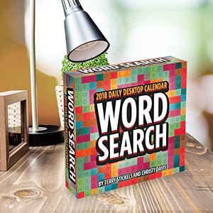2018 Word Search Daily Desktop Calendar