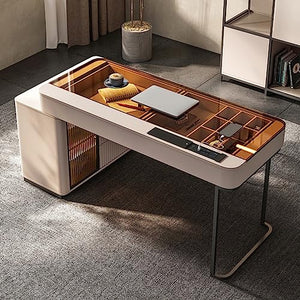 Lartis Telescopic Writing Desk with LED Lights and Storage