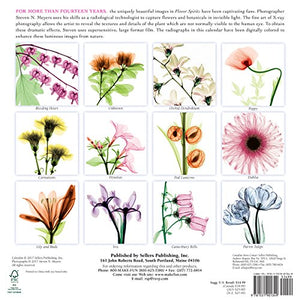 Flower Spirits: Radiographs Of Nature By Steven N. Meyers 2018 Wall Calendar (CA0134)