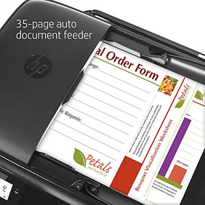 HP OfficeJet 3830 All-in-One Wireless Color Inkjet Printer, Black - Print Scan Copy Fax