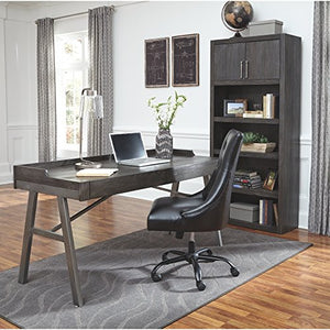 Ashley Furniture Signature Design - Raventown Home Office Desk - Contemporary - Grayish Brown Finish
