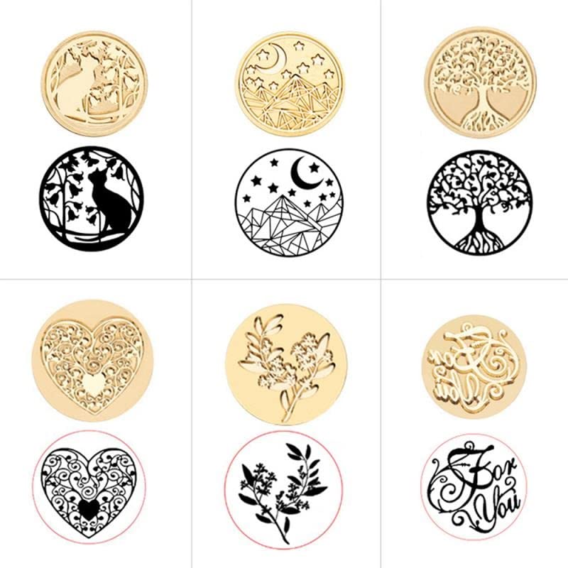 Stamps Wax Seal Box Kit Evening Wedding Invitation Decorative Wax Dipping Pot Set Stamping Plates Melt Packaging Craft Supplies