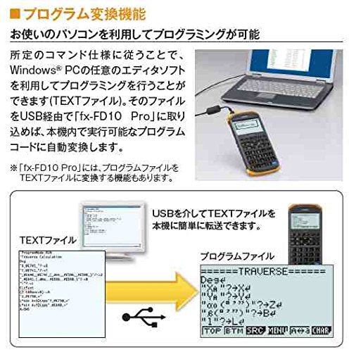 Casio fx-FD10 Pro Civil Engineering Surveying Calculator