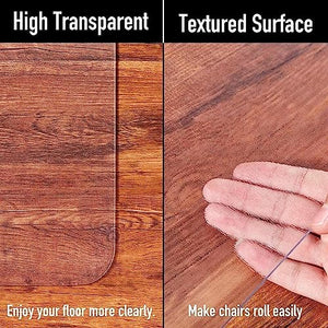 PHONME Clear Office Chair Mat for Floors and Table Protector - 140 * 200cm