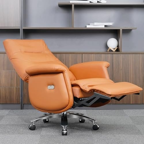 MADALIAN Electric Recliner Leather Office Chair