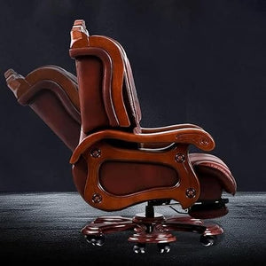 None Recliner Leather Big Manager Office Chair