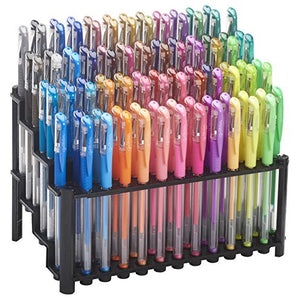 ECR4Kids GelWriter Gel Pens Set Premium Multicolor set in Stadium Stand (100-Count)