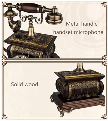 Vintage Phone Retro Antique Telephone Rotary Dial Telephone Old Fashioned Landline Phones