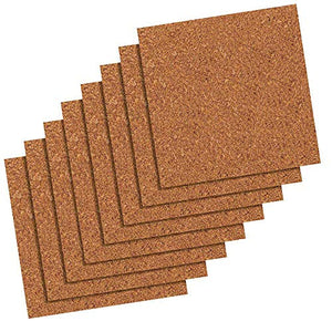 Quartet Cork Tiles, Cork Board, 12" x 12", Corkboard, Wall Bulletin Boards, Natural, 80 Pack (108)