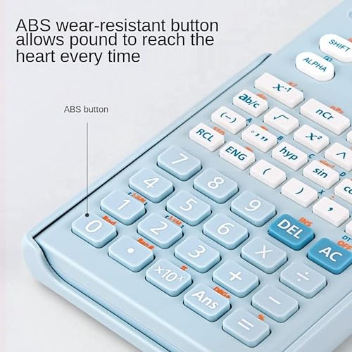 WYXBY Scientific Function Calculator Mini Portable Two-line Display Cute Calculator
