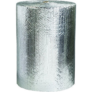 Cool Shield Bubble Rolls, 24" x 125', Silver, Waterproof, Insulated Packaging, For Shipping Perishable Or Temperature Sensitive Items, Meets FDA Specs, 1 Roll