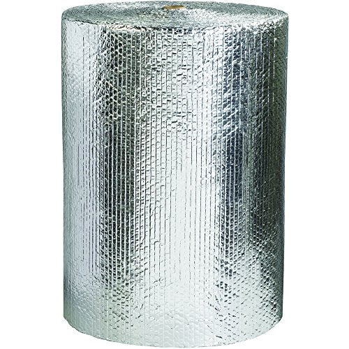 Cool Shield Bubble Rolls, 24" x 125', Silver, Waterproof, Insulated Packaging, For Shipping Perishable Or Temperature Sensitive Items, Meets FDA Specs, 1 Roll