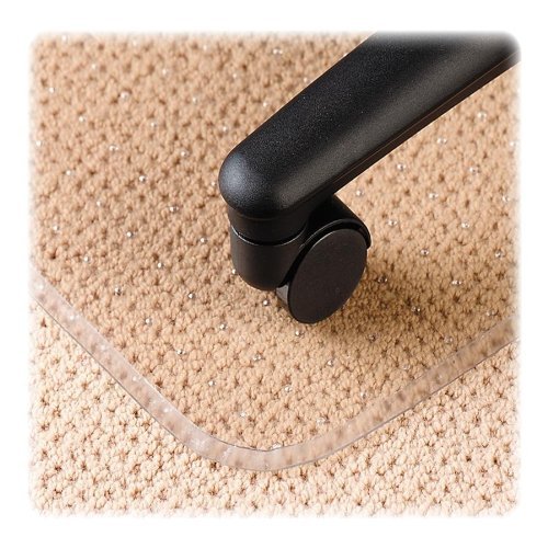 Deflecto DuraMat Chair Mat for Low Pile Carpet, 46 x 60, Clear