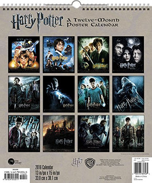 Harry Potter Poster Wall Calendar (2016)