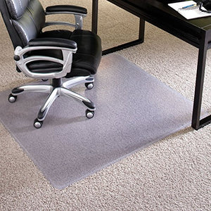 ES Robbins Extra High Pile Carpet ChairMat 72"x72" Square Straight Edge